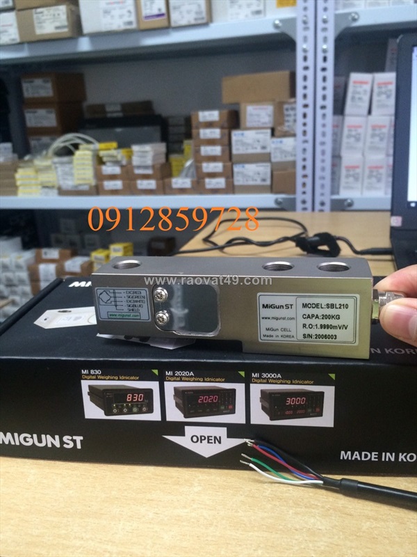 Load cell migun st  sbl210-150kg, xuất xứ hàn quốc