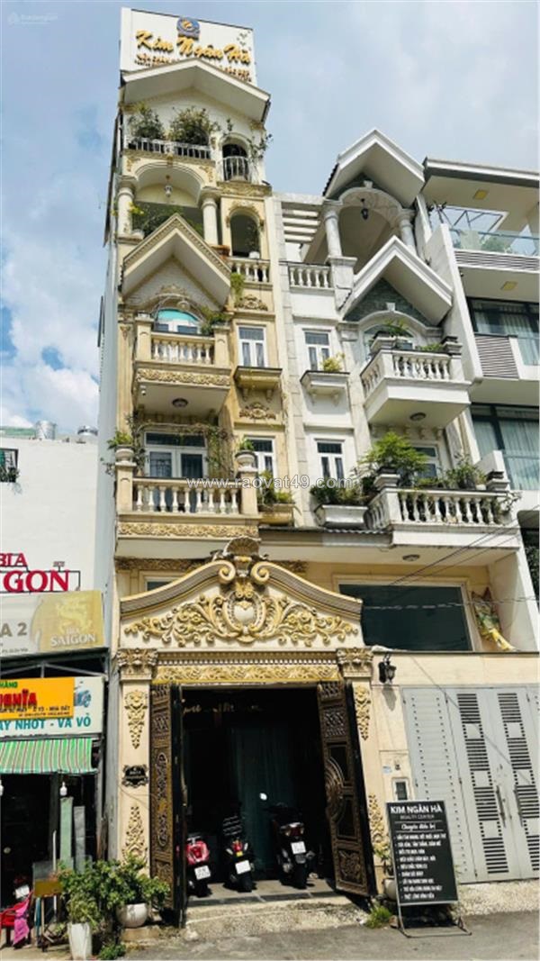 Mặt tiền hẻm dương quảng hàm, gv. 4.1m x 17m cn: 70m2 nhà 5 tấm. kinh doanh đa