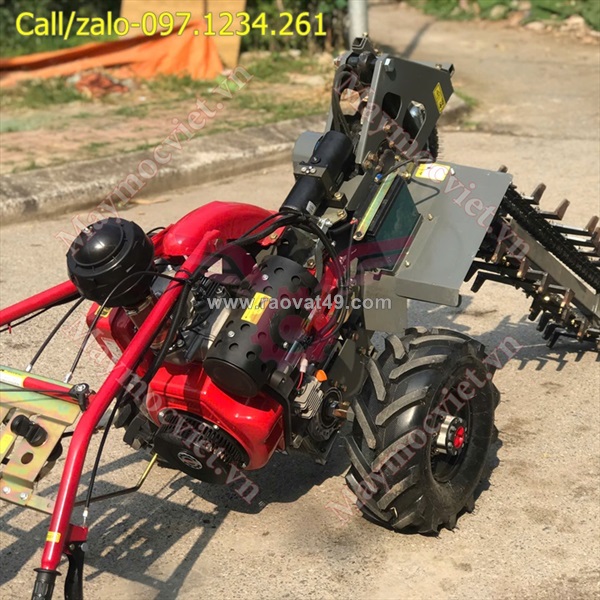 Máy đào rãnh chạy dầu turbo tbr350 giá rẻ