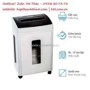 Máy hủy giấy bingo c46cdt – 15 tờ (3x40mm)