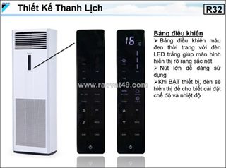 Máy lạnh tủ đứng daikin 29.000 btu (3.5hp) thiết kế thanh lịch, hiện đại, dễ dàng lắp đặt