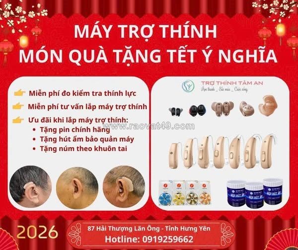 Máy trợ thính – món quà tết giá trị tặng người thân nghe kém.