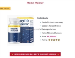 Memomeister nahrungsergänzungsmittel im test: fördert die geistige klarheit ohne stimulanzien