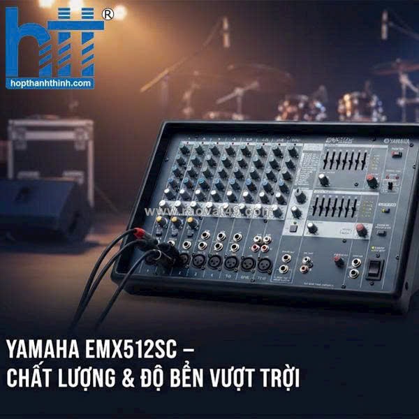 Mixer kèm công suất yamaha emx512sc