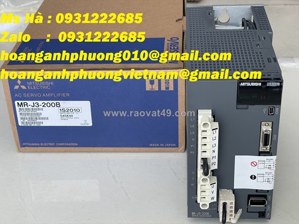 Mr-j3-200b bộ amplifier mitsubishi 2kw - bảo hành 12 tháng