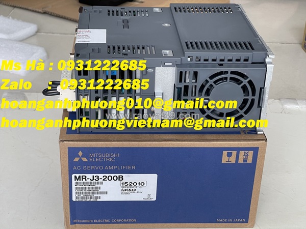 Mr-j3-200b bộ amplifier mitsubishi 2kw - bảo hành 12 tháng