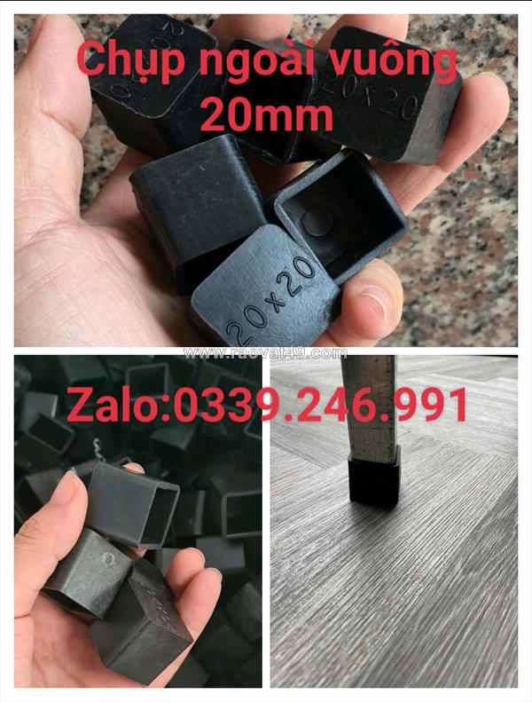 Mua chân tăng chỉnh chiều cao vuông 20 ở đâu giá rẻ?