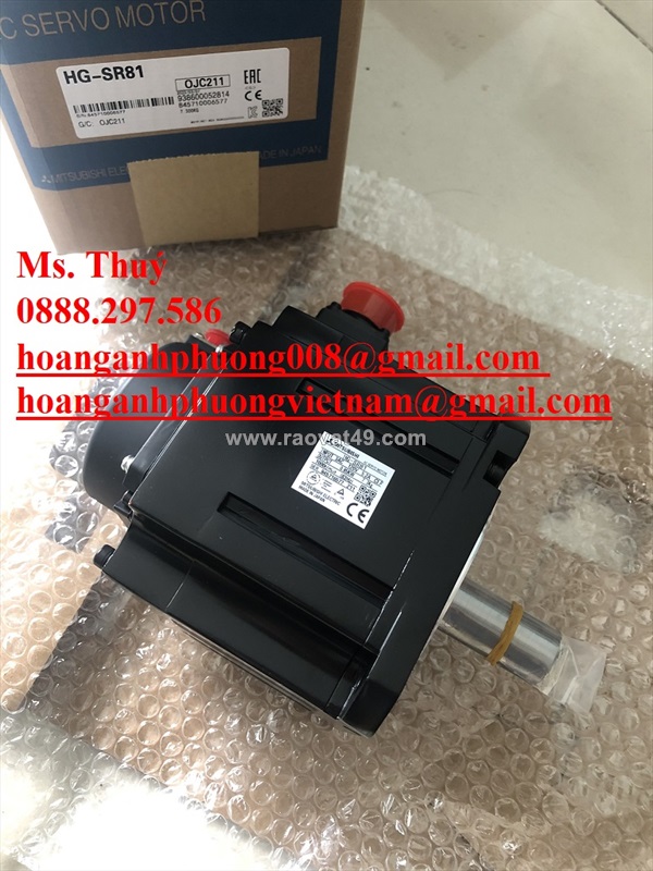 New 100% - servo motor mitsubishi hg-sr81 - bình dương