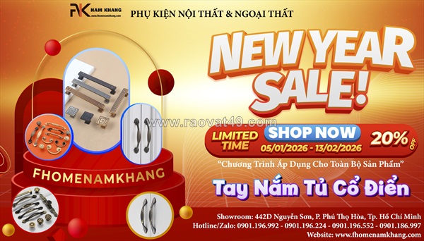 New year sale - khai xuân rực rỡ