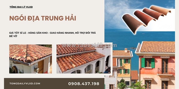 Ngói địa trung hải – lựa chọn hoàn hảo cho mái nhà phong cách châu âu