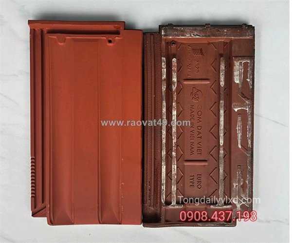Ngói euro type màu đất nung: ưu điểm & ứng dụng thực tế