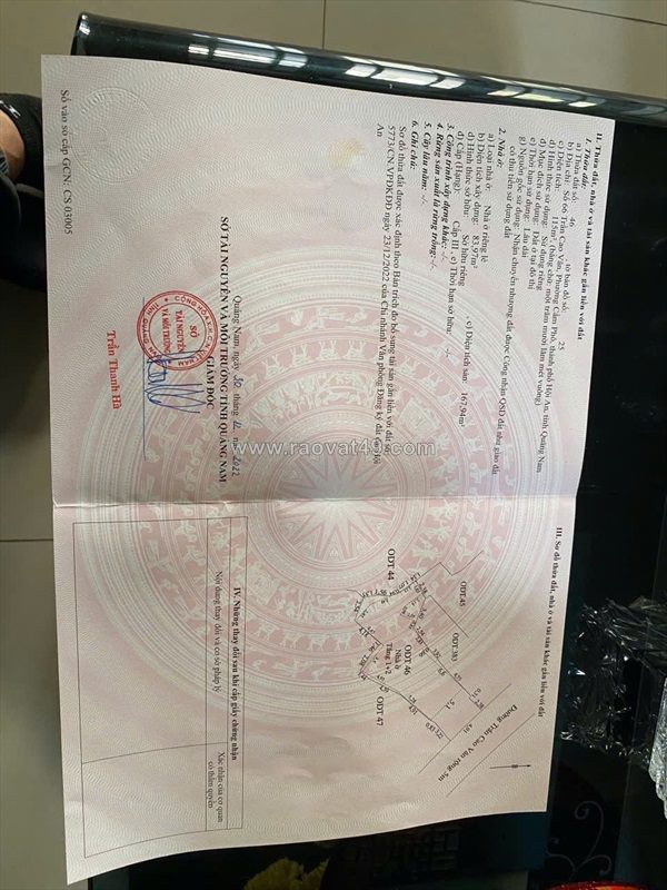 Nhà đẹp – giá tốt –chính chủ cần bán nhà tại đường trần cao vân, p. cẩm phô,