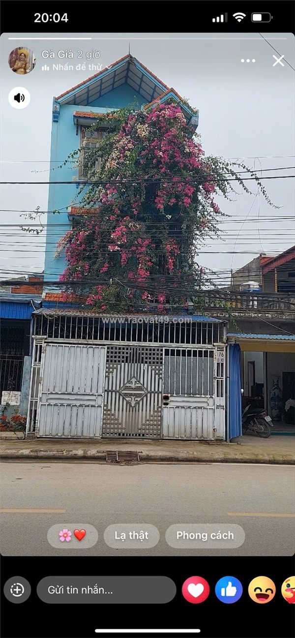 Nhà đẹp- giá tốt chính chủ cần bán nhanh nhà 3 tầng 2 mặt đường huyện mỹ lộc,