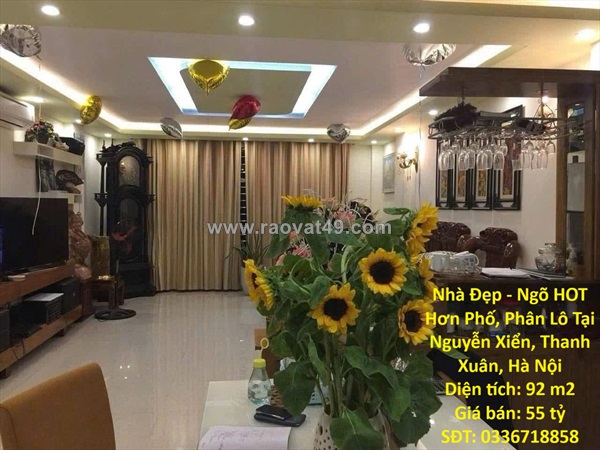 Nhà đẹp - ngõ hot hơn phố, phân lô tại nguyễn xiển, thanh xuân, hà nội