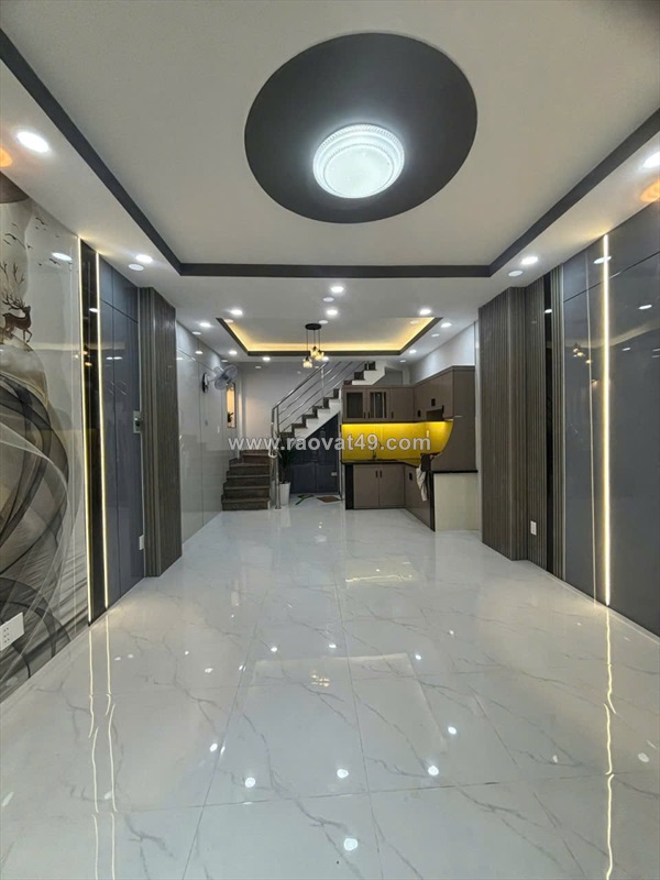 Nhà mới ở ngay đ số 5 gần chợ sát aeon tân phú hẻm 5m thông 32m2,4 tầng 4 tỷ