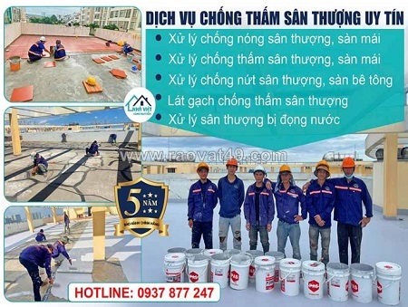 Nhà việt - đơn vị chống thấm sân thượng uy tín tại tphồ chí minh