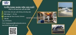 Niwa foundry vn tuyển nam nv sản xuất làm tại đà nẵng