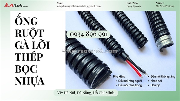 Ống kẽm bọc thép và đầu nối phi 25 thanh hóa, hà tĩnh, nghệ an