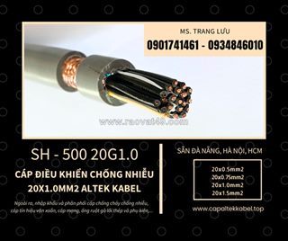 Phân phối cáp điều khiển chống nhiễu 20x1.0 đà nẵng, hà nội