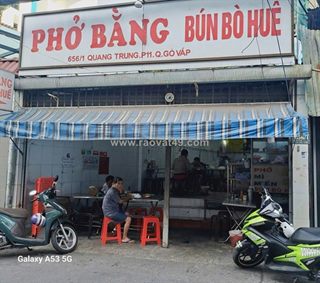 Sang nhượng quán ăn – phở – bún bò huế - đang kinh doanh tốt - gò vấp, tp hcm