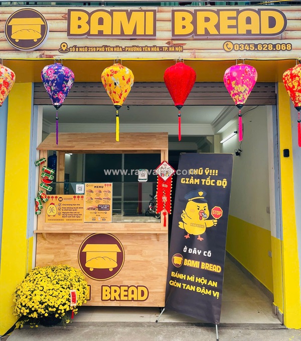 Sang nhượng quán bami bread yên hòa – vị trí đẹp, giá tốt nhất phố