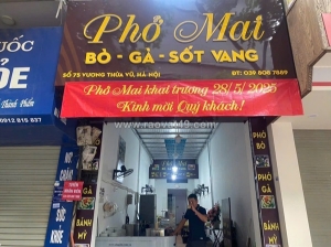 Sang nhượng quán phở – 75 vương thừa vũ, thanh xuân, hà nội