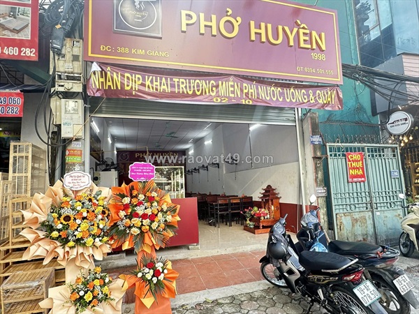 Sang nhượng quán – vào là kinh doanh ngay – kim giang, hoàng mai, hà nội - giá