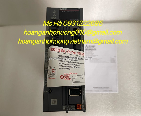 Servo nâng tầm độ chính xác hệ thống tự động hóa mitsubishi mr-j4-70a