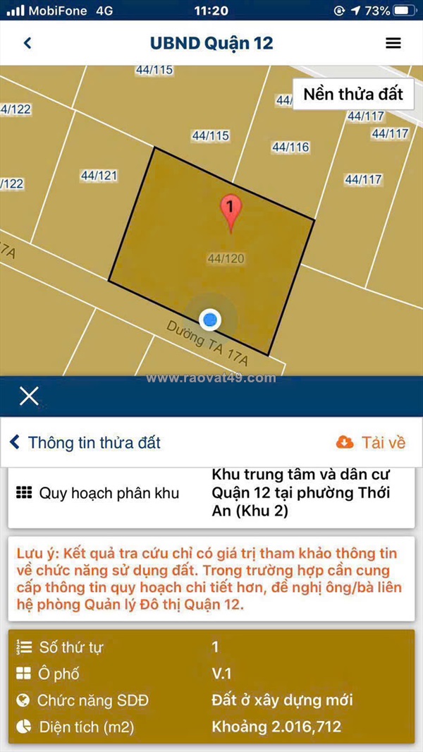 Siêu phẩm 2 mặt tiền nhựa – quỹ đất lớn hiếm có thới an q12