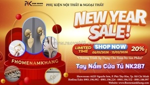 Tay nắm tủ nk287 - điểm nhấn tinh tế cho tổ ấm hiện đại