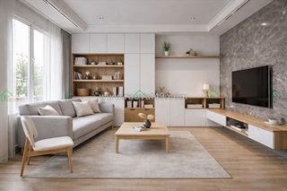 Thiết kế nội thất tối giản hiện đại cho căn hộ chung cư