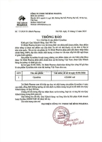 Thông báo giá bán chính thức gynafuta năm 2026 từ trí bình pharma