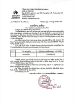 Thông báo giá bán sản phẩm inofem plus năm 2026