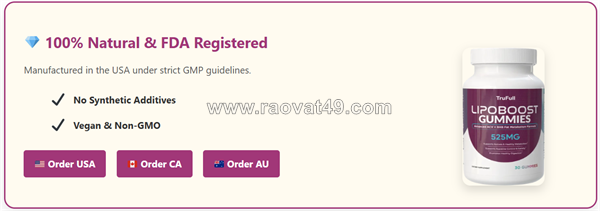 Trufull lipoboost gummies reviews: gentle weight support usa