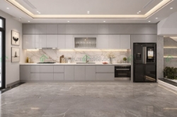 Tủ bếp gỗ chữ i nhỏ gọn | thi công theo yêu cầu chuẩn xưởng