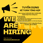 Tuyển dụng kế toán tổng hợp thủ đức