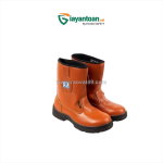 Ủng da sami sm‑a15 màu nâu – giải pháp bảo hộ bền bỉ, an toàn cho người lao động