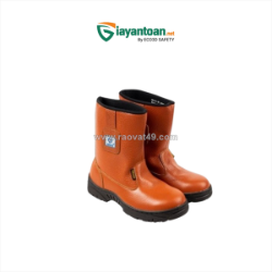 Ủng da sami sm‑a15 màu nâu – giải pháp bảo hộ bền bỉ, an toàn cho người lao động