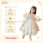 Váy xòe công chúa baby dễ thương cho bé gái – mẹ nào cũng nên biết