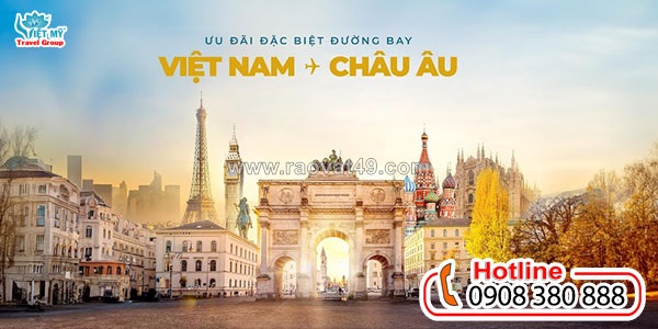 Vietnam airlines ưu đãi vé đi châu âu