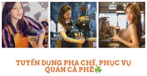 Vitamin coffee tuyển pha chế có kinh nghiệm & phục vụ làm gò vấp