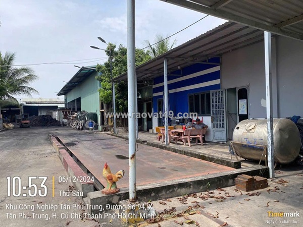 Xưởng kcn tân phú trung 4.000m² giá tốt 36 tỷ – đóng thuế 1 lần – nhận xưởng