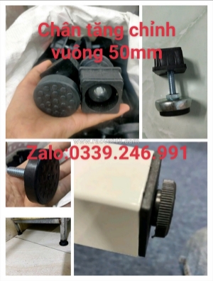 Xưởng sản xuất chân tăng chỉnh chiều cao vuông 50mm