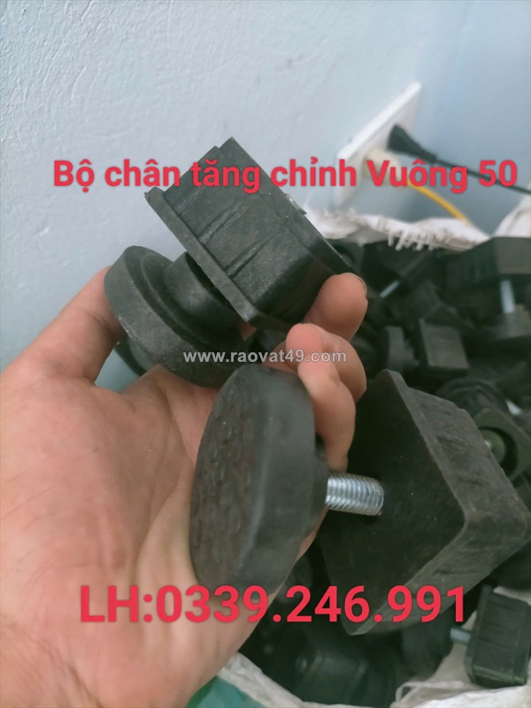 Xưởng sản xuất chân tăng chỉnh chiều cao vuông 50mm