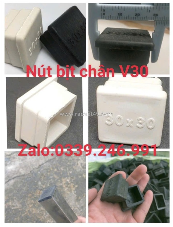 Xưởng sản xuất phụ kiện chân bàn ghế vuông 30mm