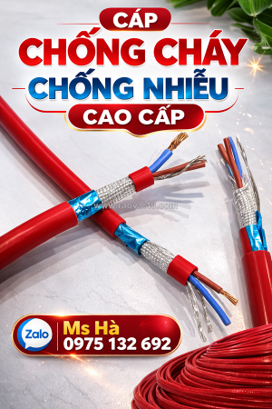 🔥 cáp chống cháy chống nhiễu – chịu lửa tới 950°c!