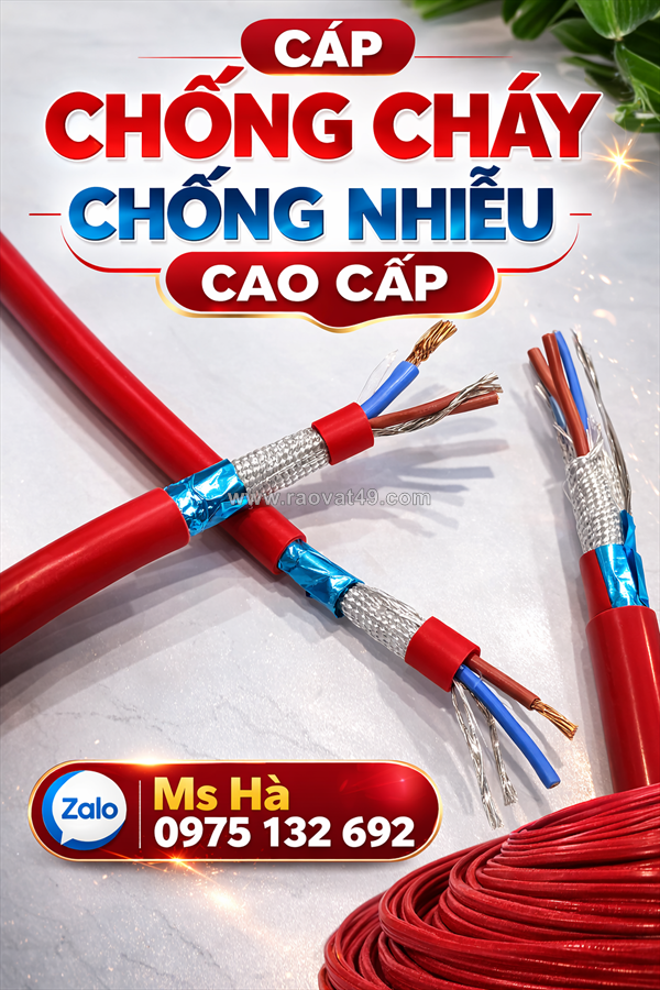 🔥 cáp chống cháy chống nhiễu – chịu lửa tới 950°c!