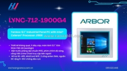 💻 lync-712-1900g4 – panel pc công nghiệp 12.1” thiết kế không quạt, hoạt động bền bỉ 24/7
