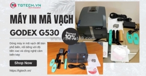 🏷️ máy in mã vạch godex g530 – độ phân giải cao, sắc nét trên từng chi tiết