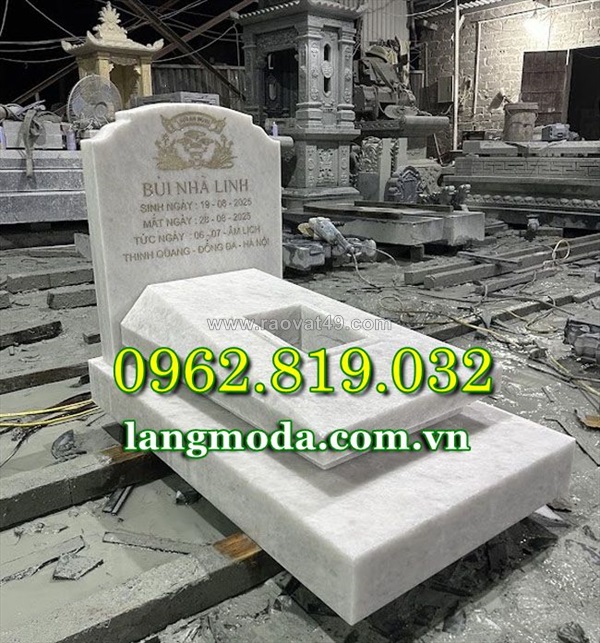 100+ mẫu mộ đơn giản hiện đại phong cách xây mộ 2026